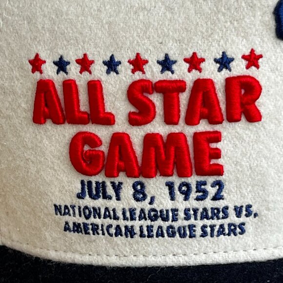 MITCHELL & NESS MLB 1952 ALL STAR GAME WOOL PRO PINCH SNAPBACK HAT NEW - Picture 2 of 5